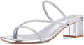 Shoe'N Tale Strappy Heels For Women Low Chunky Block Heel Shoes