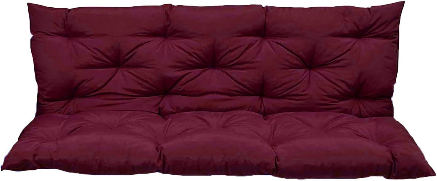 Outdoor Swing Cushion with Backrest for Comfort and Style