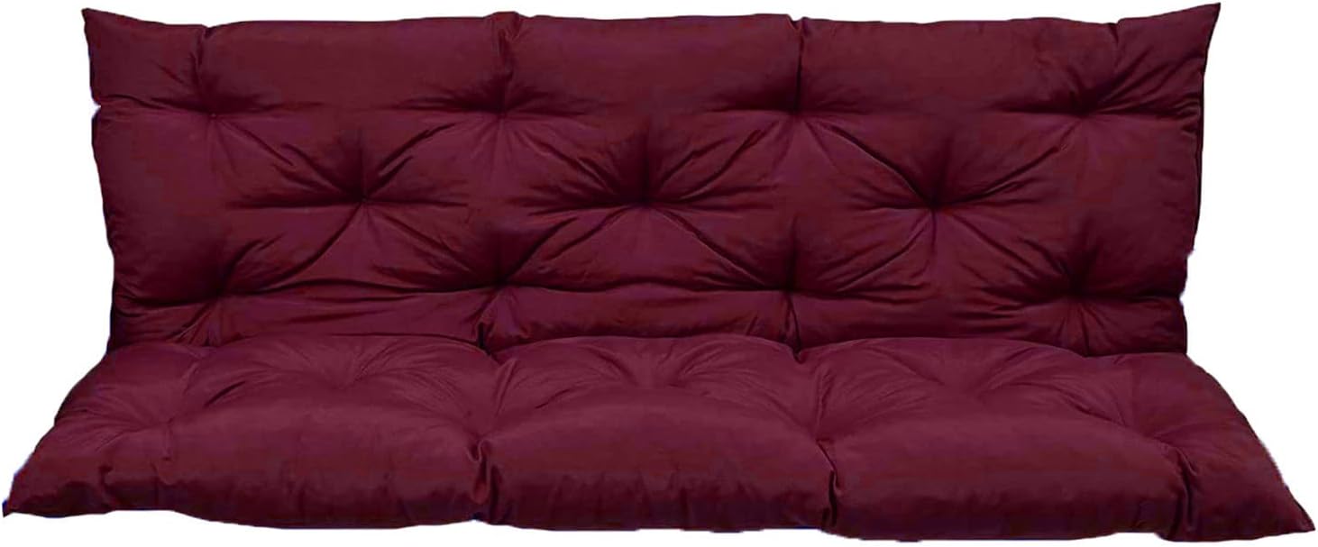 Outdoor Swing Cushion with Backrest for Comfort and Style