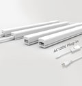 Under Cabinet Lighting Plug in 16 in 4 Pcs - Slim Linkable LED Lights
