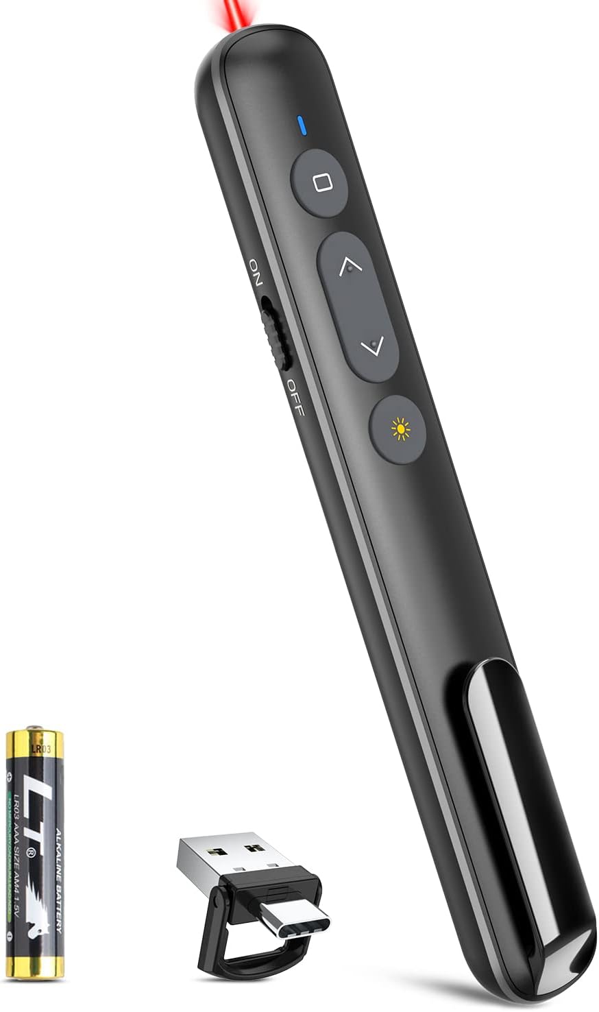Wireless Laser Pointer Presentation Clicker - CLIKBUTM