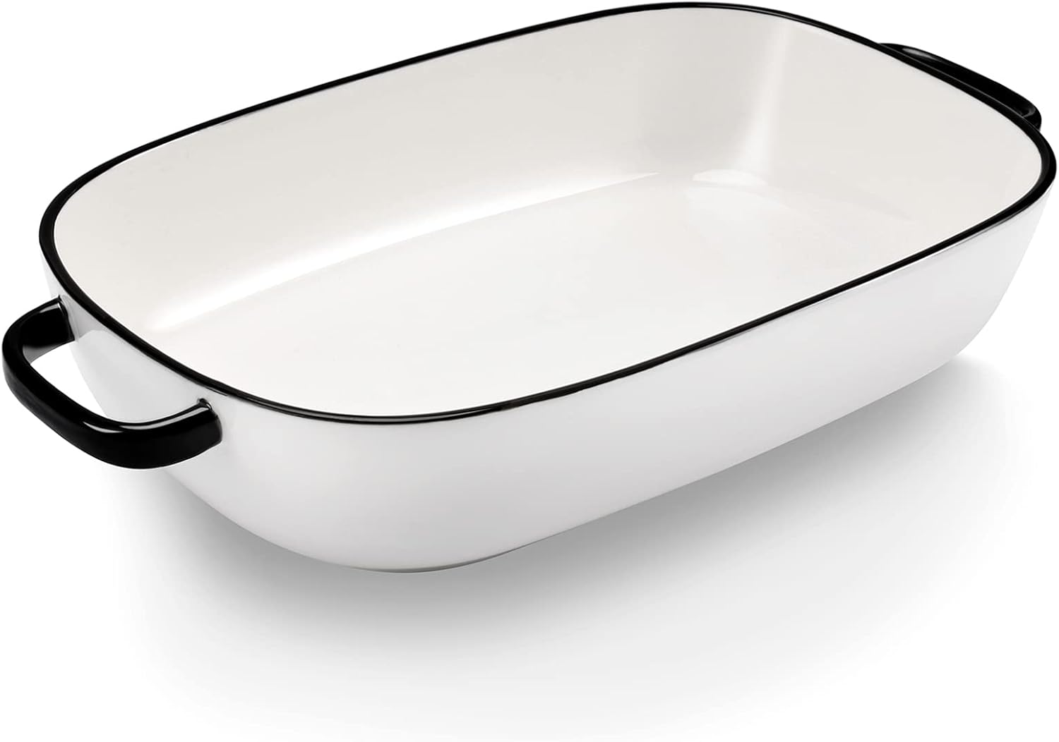 6 Quart Large Rectangular Baking Dish for Versatile Cooking