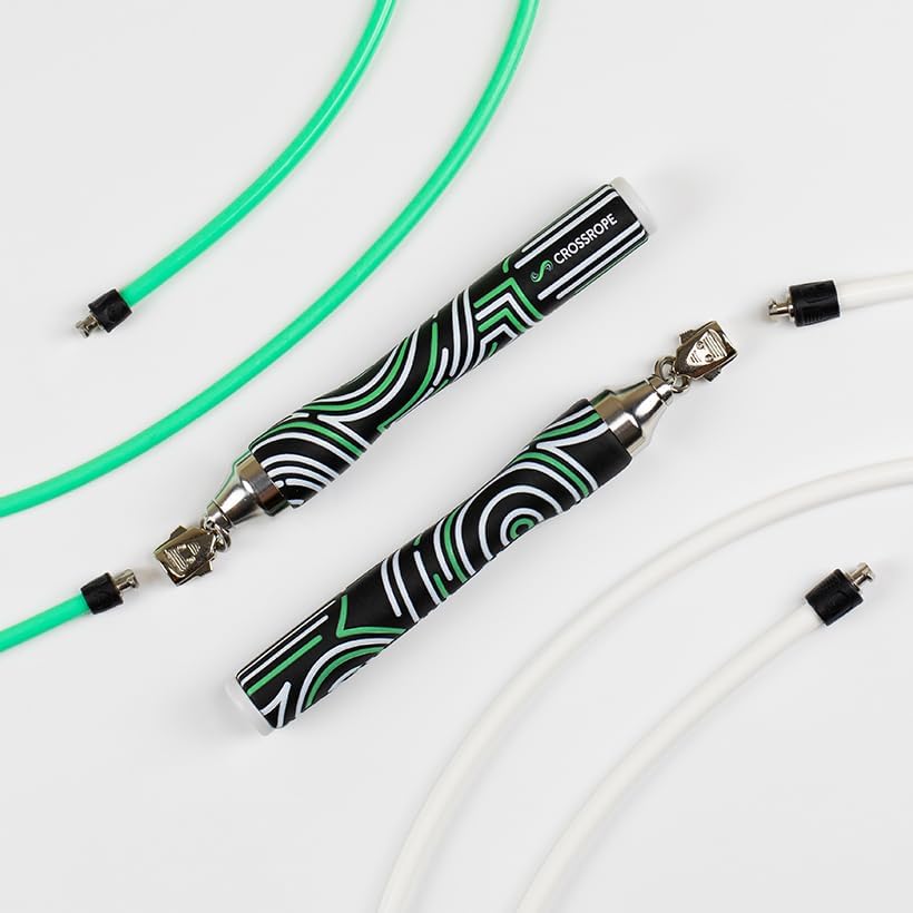 Crossrope Get Lean Set - Weighted Jump Rope for Fitness Goals