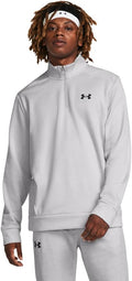 Comfortable Under Armour fleece twist quarter zip for men