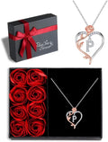 Rose Heart Necklace by Iefil - Ideal Gift for Your Loved Ones