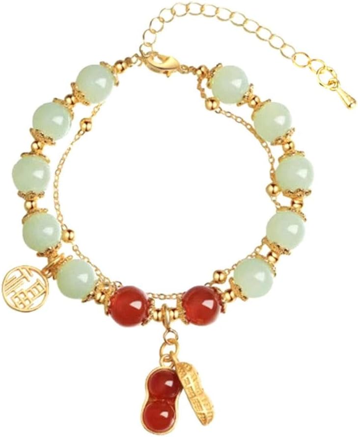 Feng Shui Lucky Jade Bracelet for Women - Positive Energy Boost!