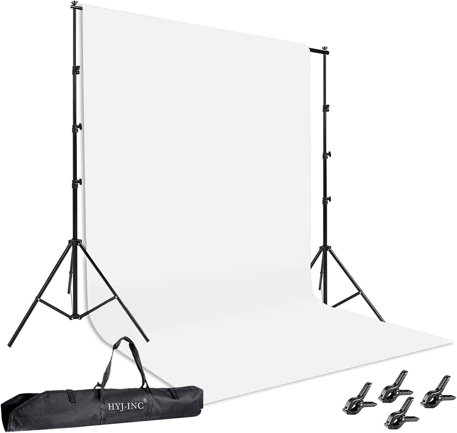 Photo Background Support System with Adjustable Stand Kit
