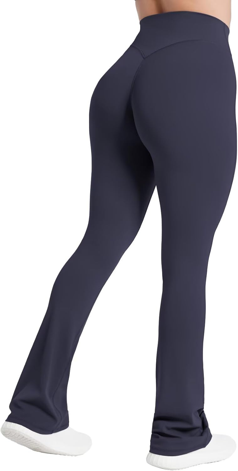 Sunzel Hidden Butt Lifting Scrunch Flare Leggings for Women