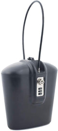 SAFEGO Portable Indoor/Outdoor Lock Box Safe with Key and Combination