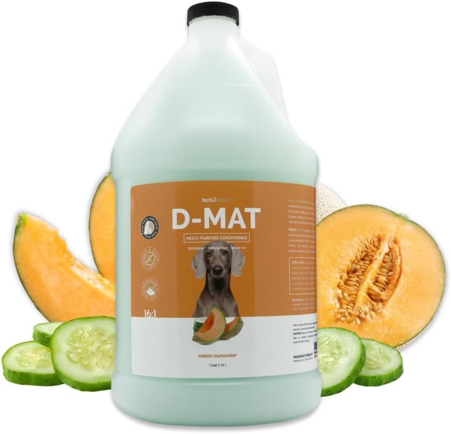 Bark2Basics D-Mat Dog Conditioner for Shedding and Dematting
