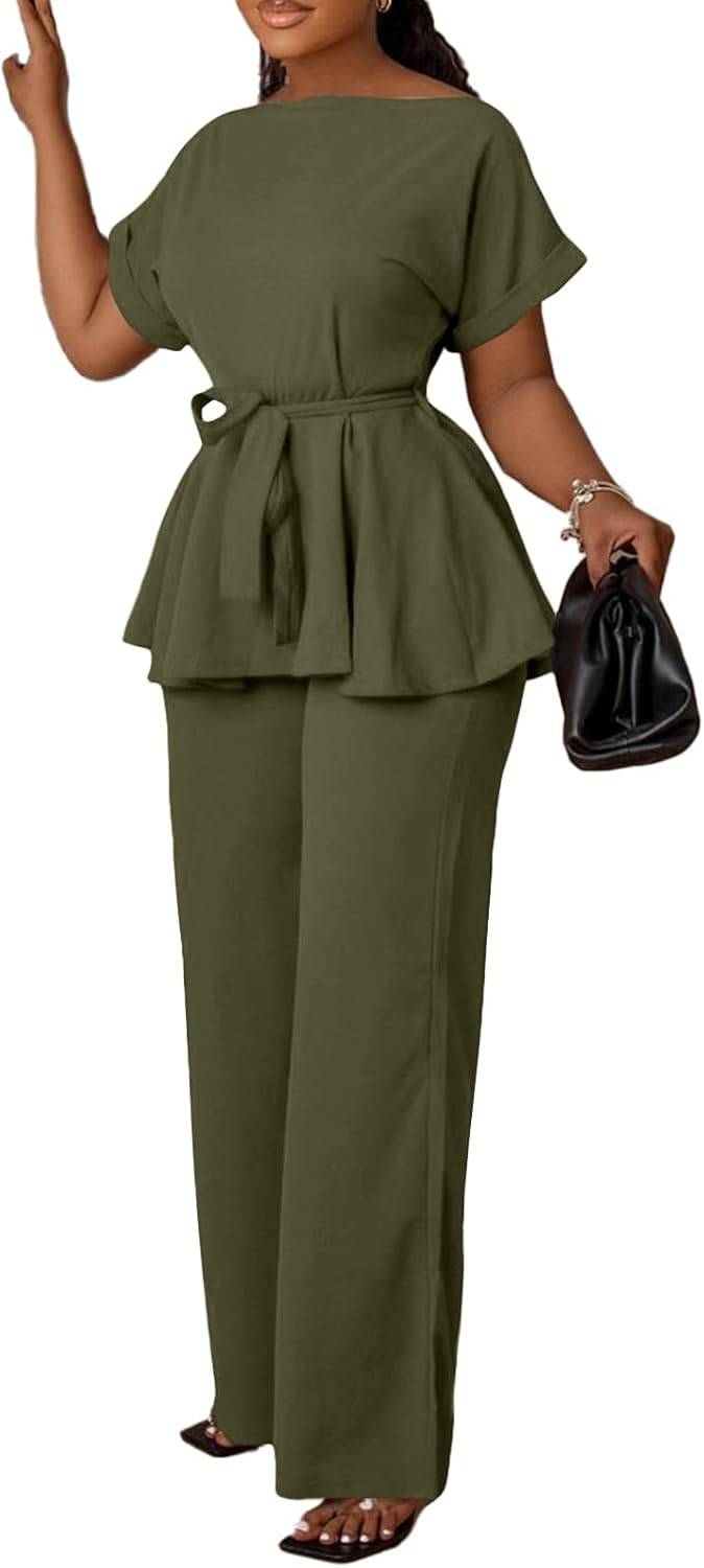 Women's 2 Piece Outfits Suit Set for Business and Casual Wear