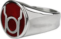 Red Lantern Symbol Stainless Steel Ring Size 14 - Bold Fandom Wear