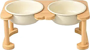 Elevated Dog Bowls for Medium Large Dogs with Non-Slip Stand