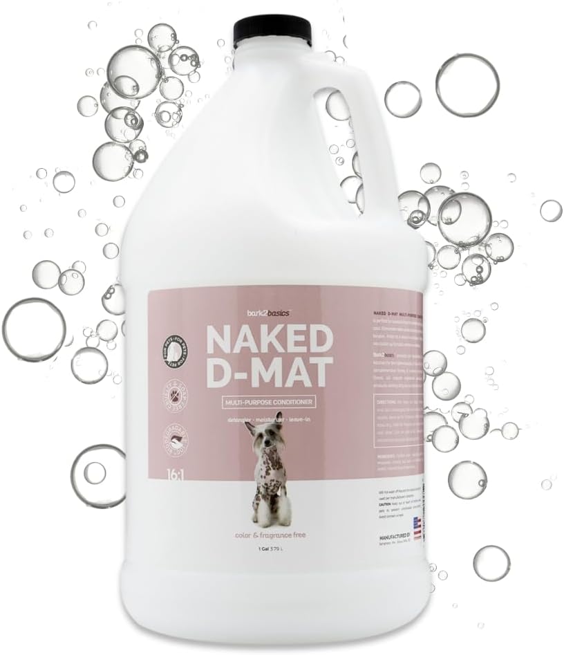 Bark2Basics Naked D-Mat Dog Conditioner - Gentle Detangling Aid