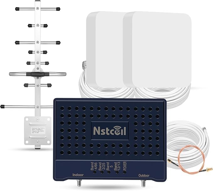 Cell Phone Booster for Home & Multi-Room, Boosts 5G & 4G LTE