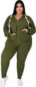 Women's Plus Size Two Piece Tracksuit Sets XL-5XL - Cozy Loungewear