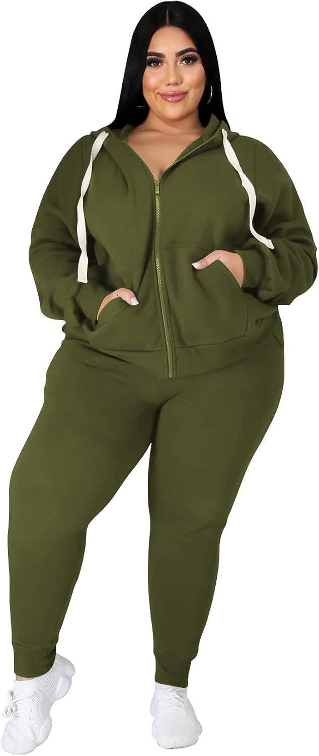 Women's Plus Size Two Piece Outfits for Comfort and Style
