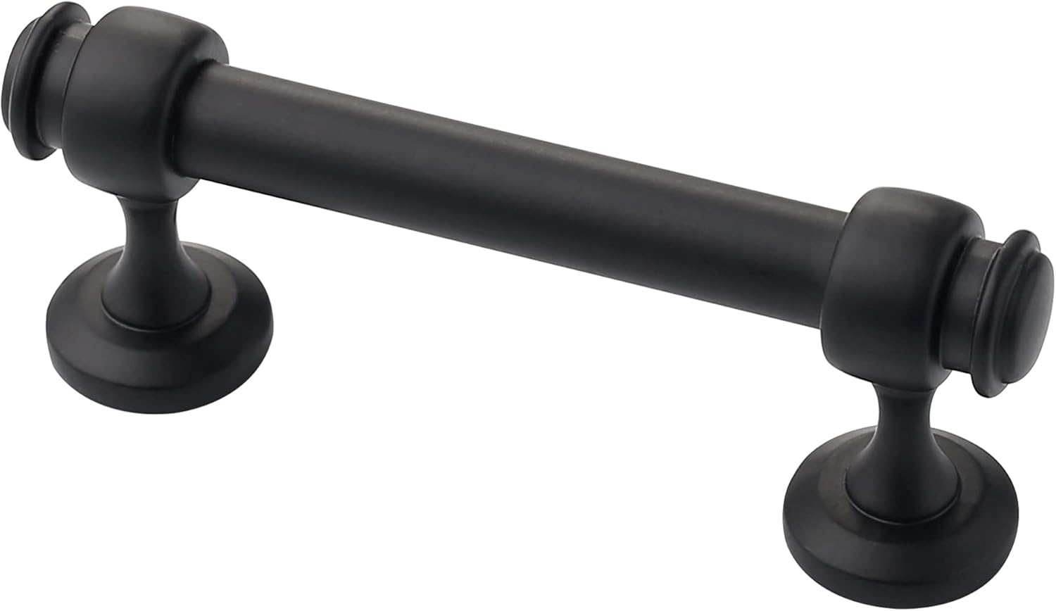 10 Pack Matt Black Cabinet Pulls for Elegant Kitchen Hardware