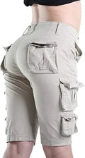Women's Cotton Loose Fit Cargo Bermuda Shorts - Comfortable Everyday