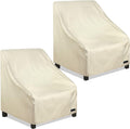 NettyPro Waterproof Patio Chair Covers 2 Pack - Heavy Duty Protection