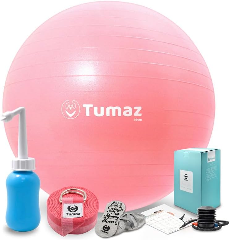 Tumaz Birth Ball Set - Enhance Pregnancy & Labor