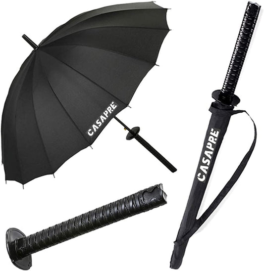Samurai Umbrella Creative Semi-Automatic Windproof Design
