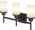Vanity Lighting Fixtures Oil Rubbed Bronze 3-Light Wall Sconce - Soft