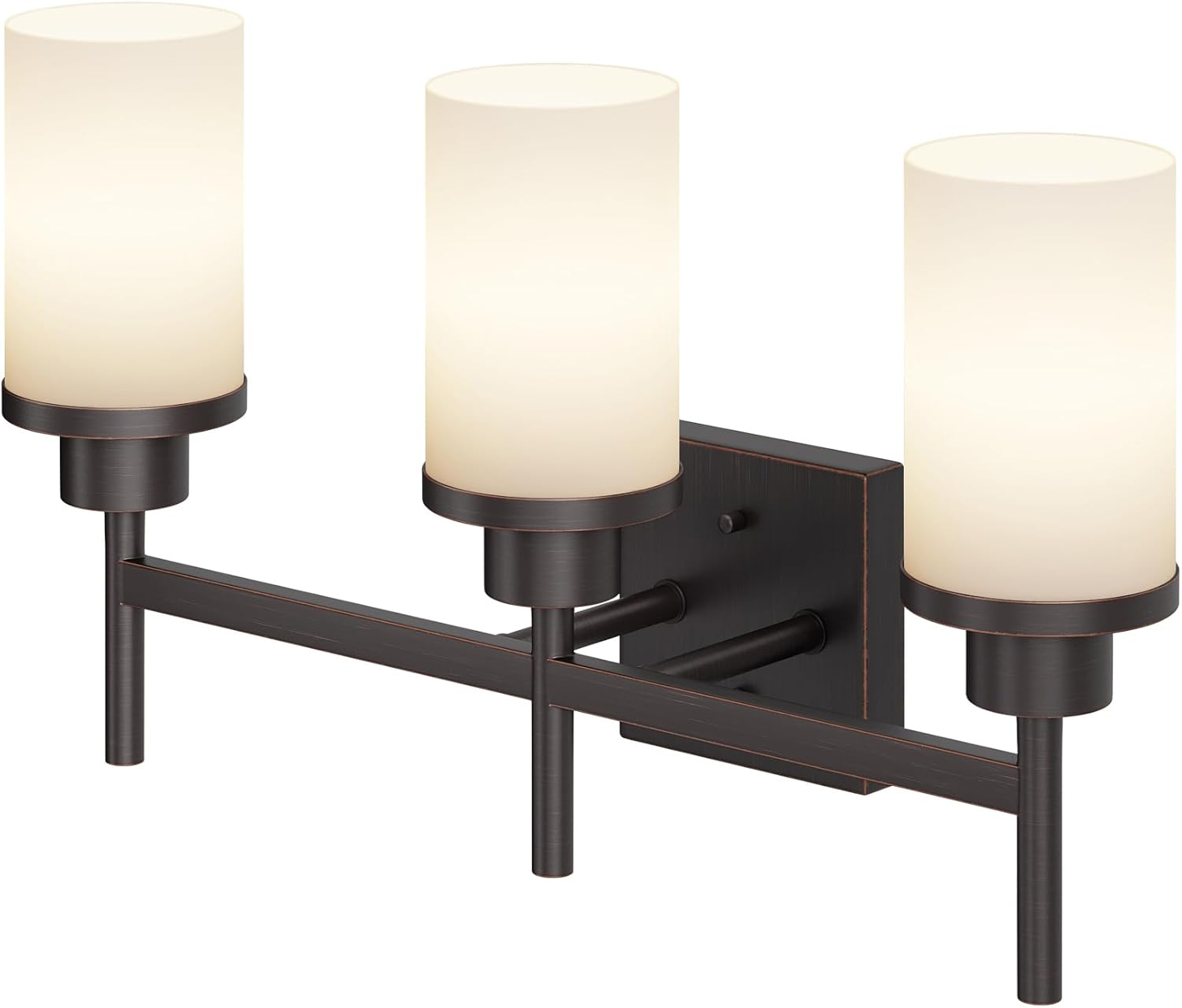 Oil Rubbed Bronze 3-Light Vanity Lighting Fixtures for Home