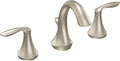 Moen Eva Brushed Nickel Two-Handle High-Arc Widespread Faucet