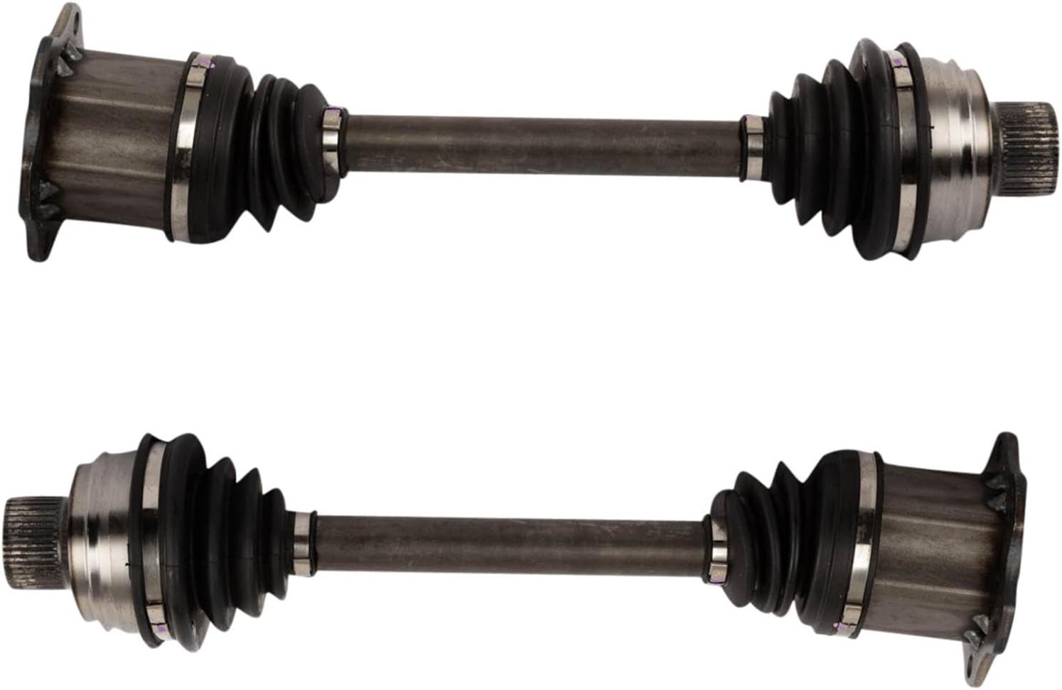 TRQ Front CV Axle Shaft Assembly Set for Audi A4 A5 Quattro
