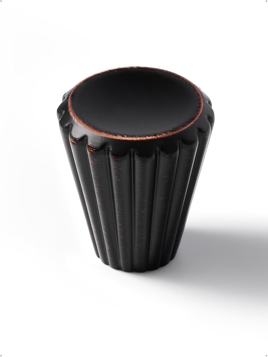 10 Pack Oil-Rubbed Bronze Cabinet Knobs for Stylish Upgrades