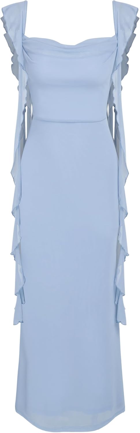 CIDER Formal Dresses for Women Wedding Guest Summer Maxi Dress