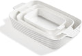 Ceramic Baking Dish Set for Oven - Even Heat, Oven-to-Table Elegance