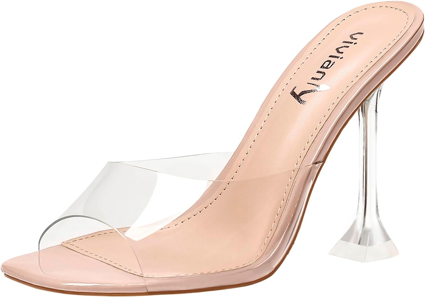 Vivianly Womens Clear Heels Sandals for Stylish Occasions