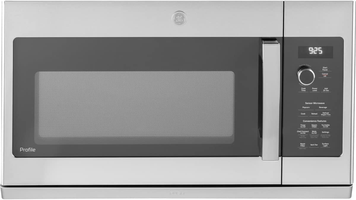 GE Profile 2.2 cu ft Sensor Microwave - Stainless Steel