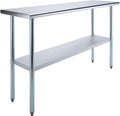 18 in. x 60 in. Stainless Steel Work Table - Heavy-Duty Prep Table