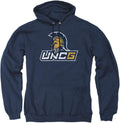 LOGOVISION Collegiate Distressed Primary Logo Pullover Hoodie CAROLINA