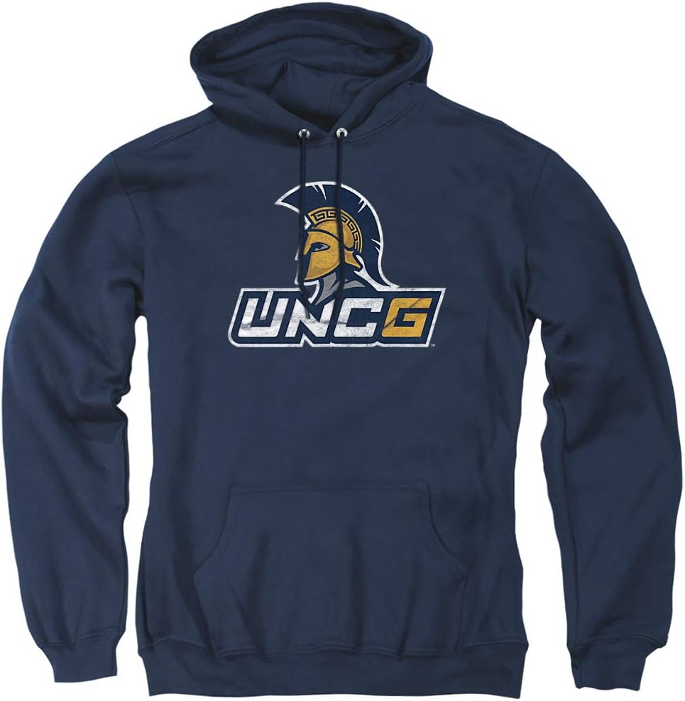 Official Collegiate Distressed Logo Hoodie for Everyday Wear