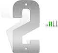 28 Inch Stainless Steel Floating Address Numbers for Modern Homes