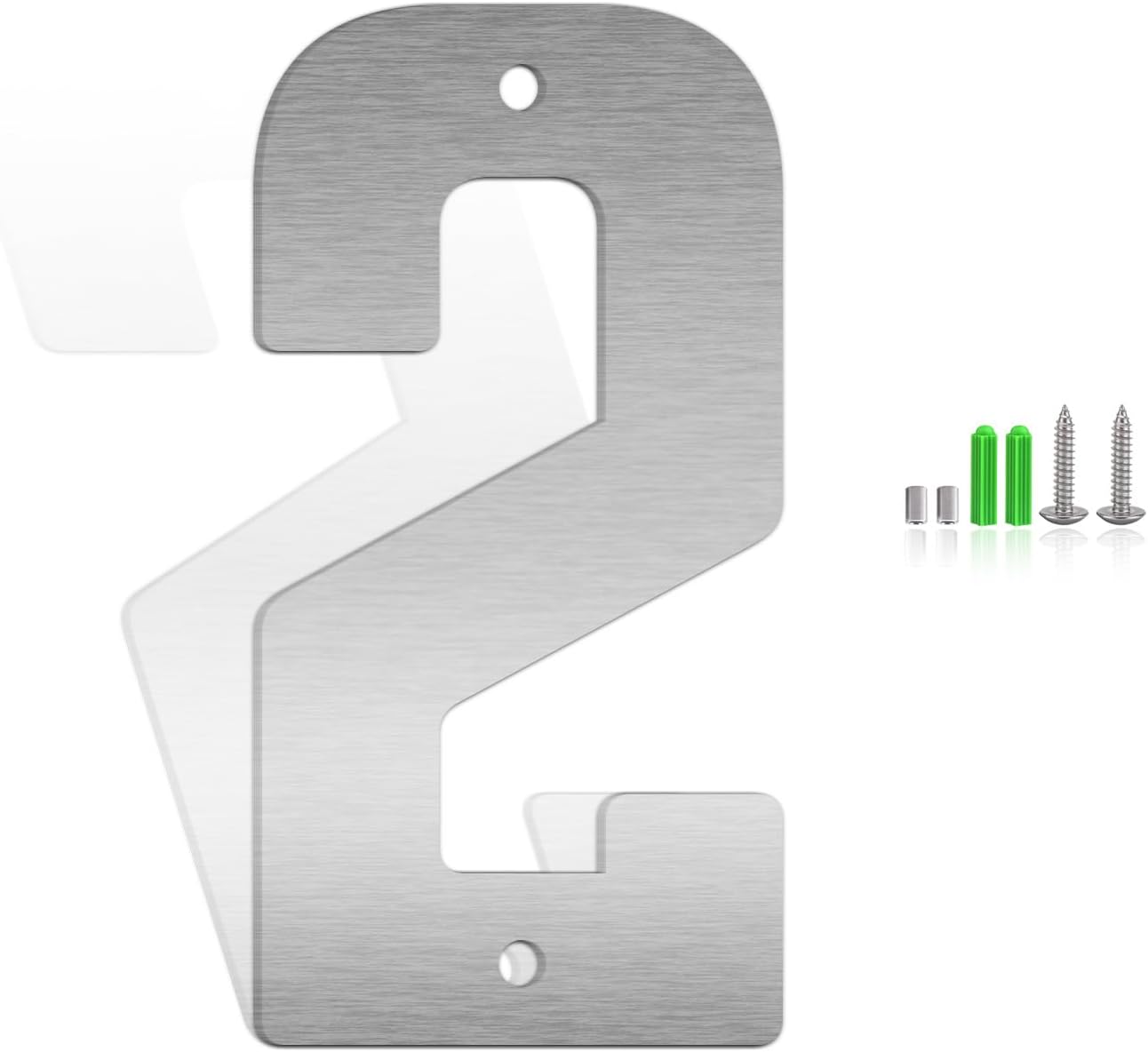 28 Inch Stainless Steel Floating Address Numbers for Modern Homes