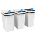 3 Pack Automatic Small Bathroom Trash Can with Lid - Touchless 2.5