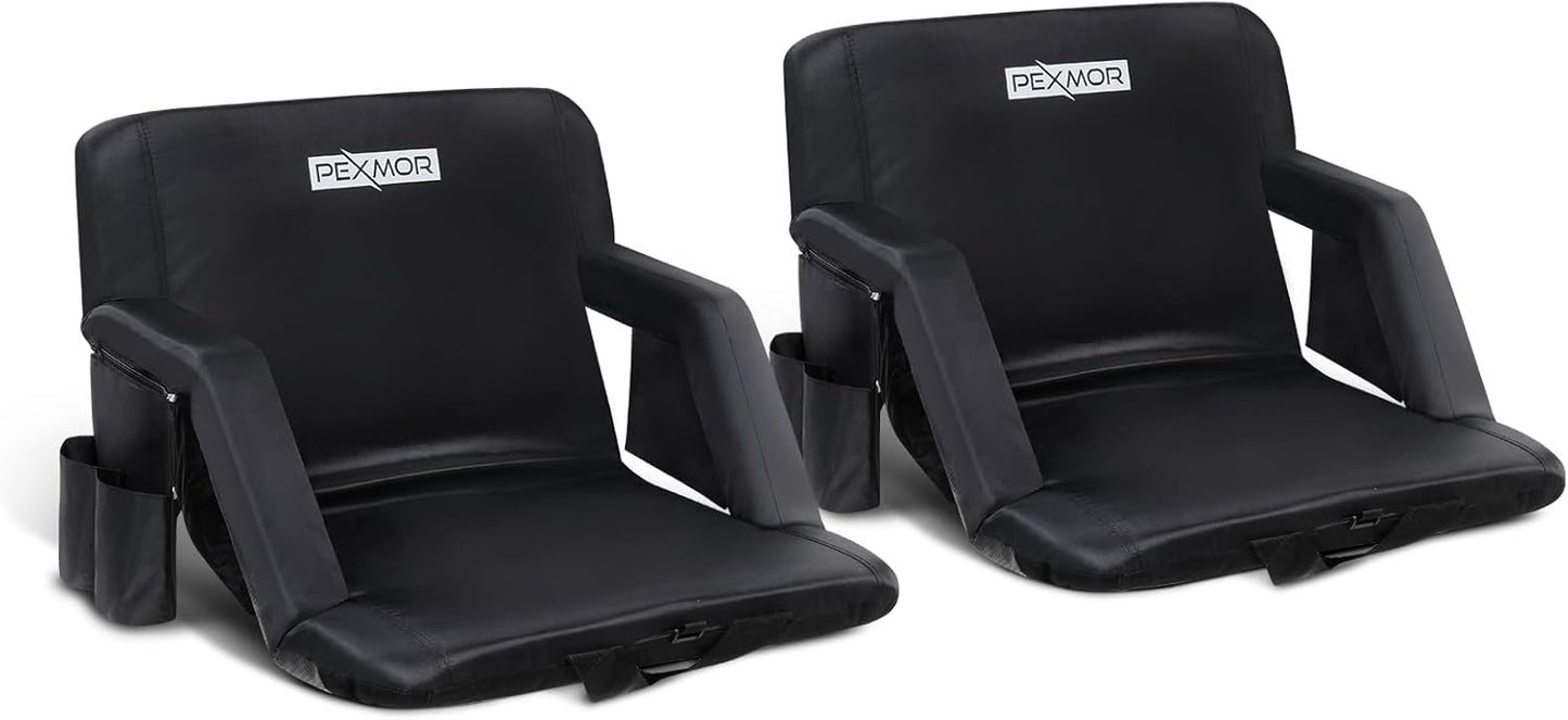 PEXMOR Folding Stadium Seats for Bleachers with Back Support