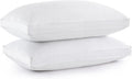 Goose Down Feather Pillows Queen Set of 2 - Soft Medium Firm Support
