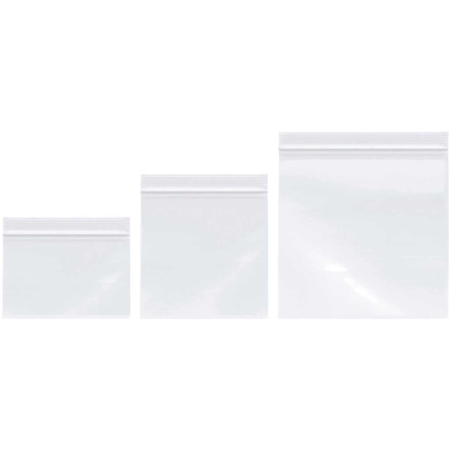 Plymor Heavy Duty Zipper Reclosable Plastic Bags Variety Pack