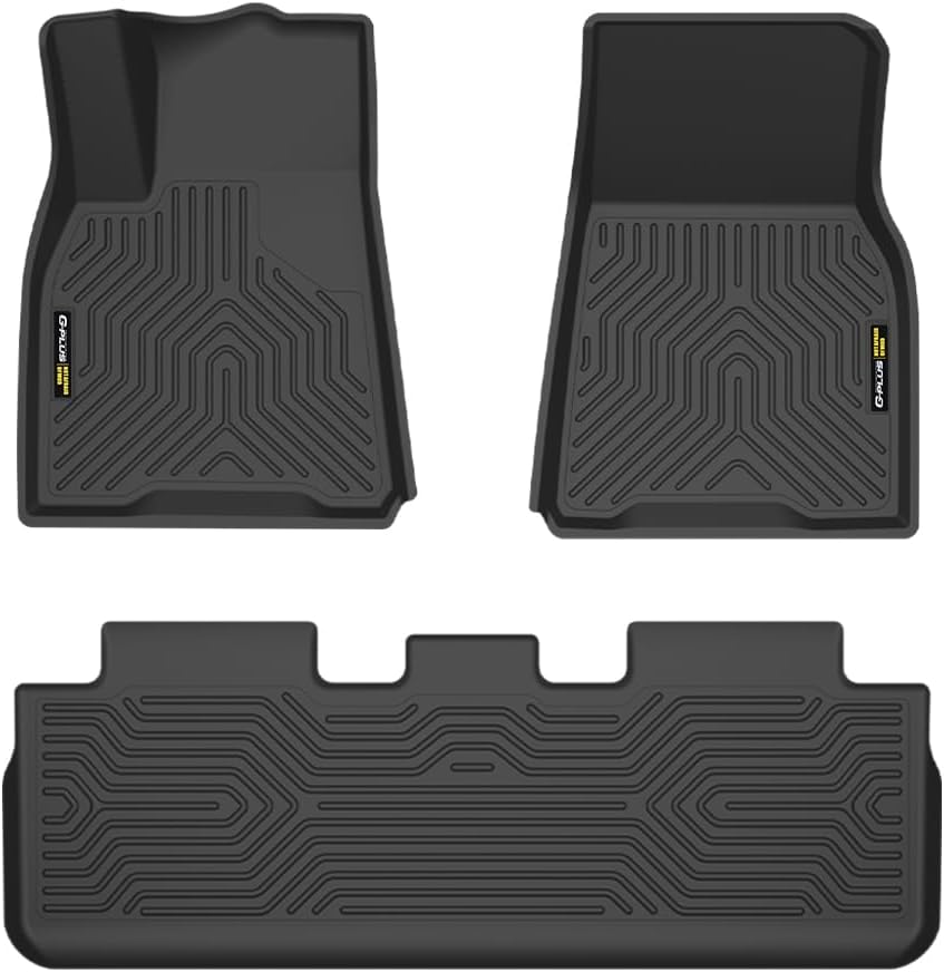 G-PLUS Floor Mats Cargo Liners for Tesla Model Y 2020-2024