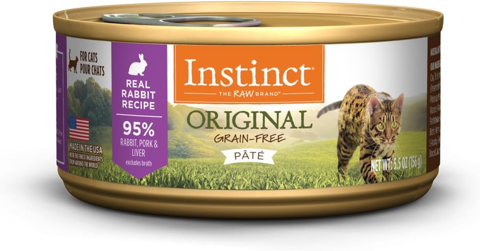 Instinct Original Grain Free Real Rabbit Recipe Cat Food Review