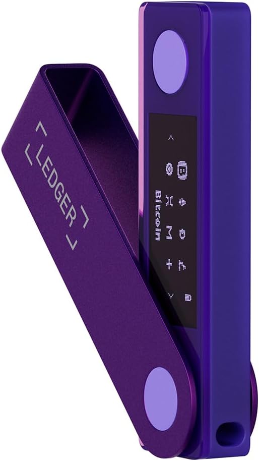 Ledger Nano X Amethyst Purple - Securely Manage Crypto & NFTs
