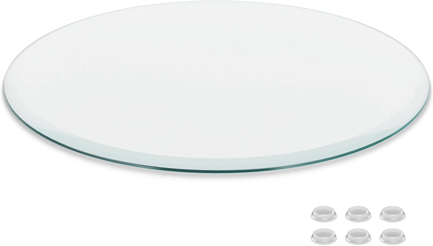 42 Inch Round Glass Table Top Protector for Dining and Coffee Tables