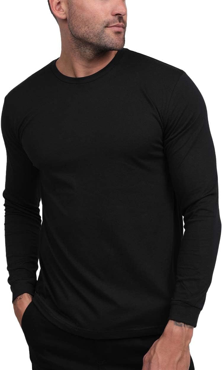 INTO THE AM Long Sleeve Tee Shirts for Men - Premium Quality