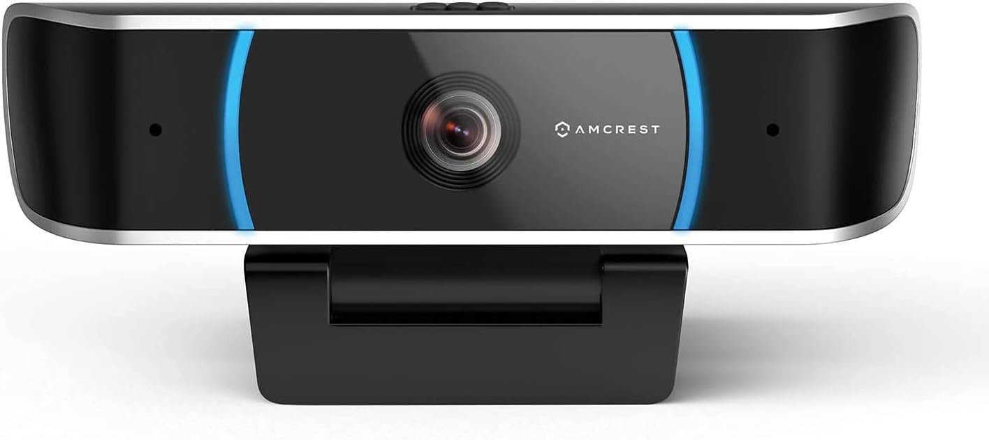 5-Megapixel Webcam with Microphone for HD Streaming and Security